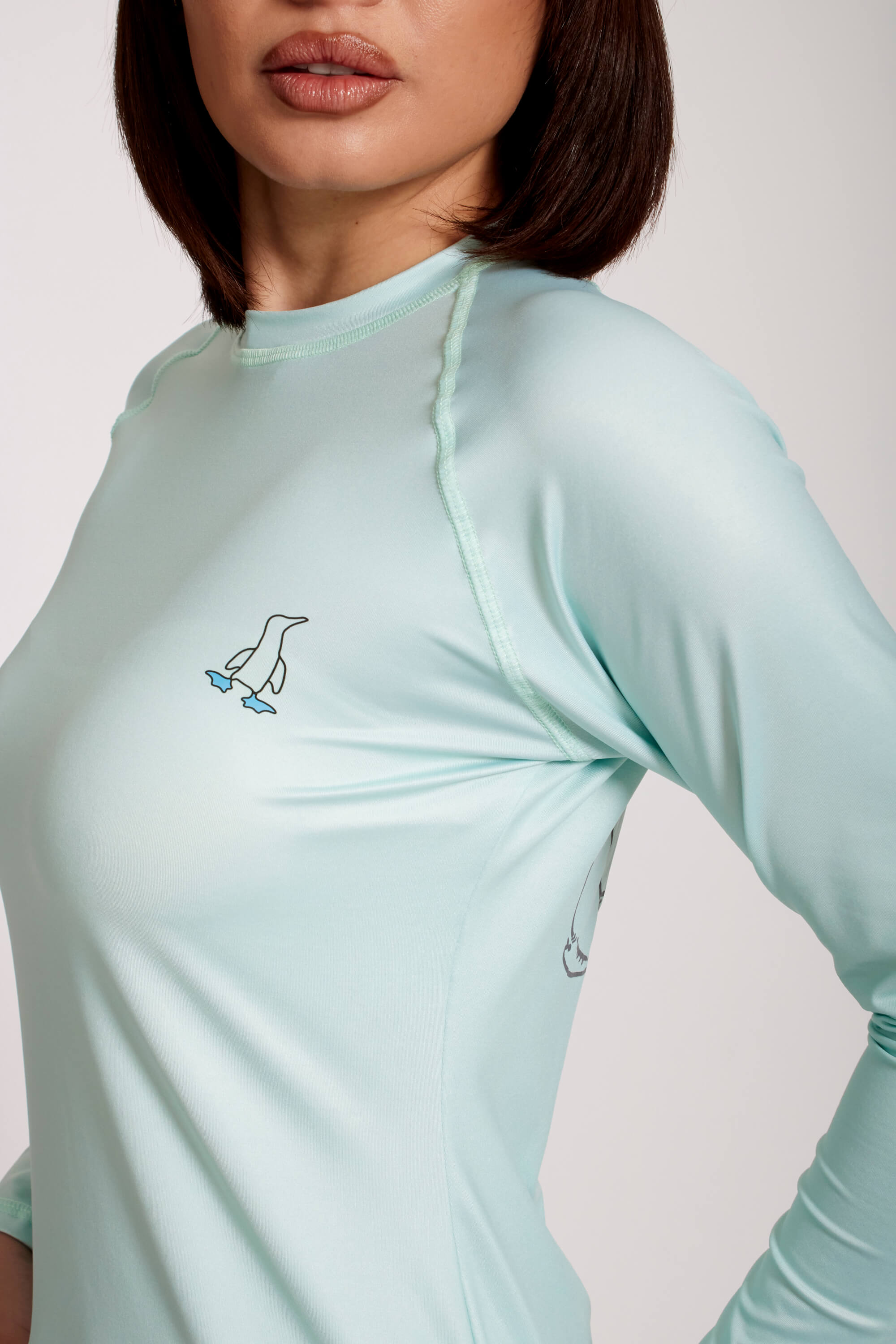 Rashguard Coral Verde Menta